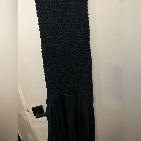 NWOT STAUD Kiera Black Textured Dress Size Medium - Picture 9 of 14